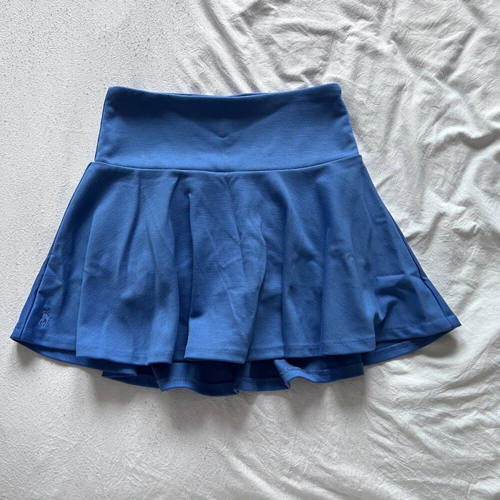 NWOT Polo Ralph Lauren Girls Cotton Flounced Ponte Skort